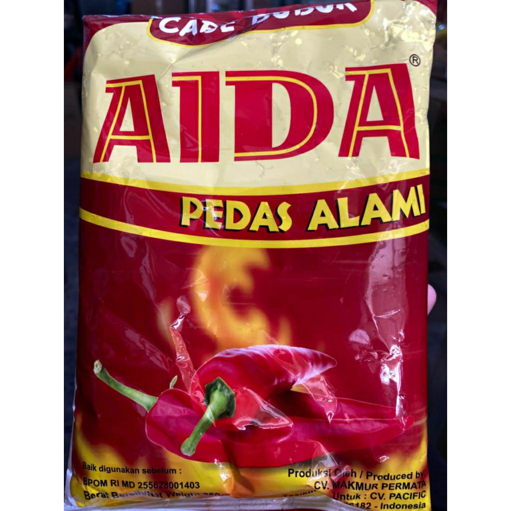 

[COD & READY STOCK] TERMURAH Bubuk Cabe Asli AIDA 500 Gram