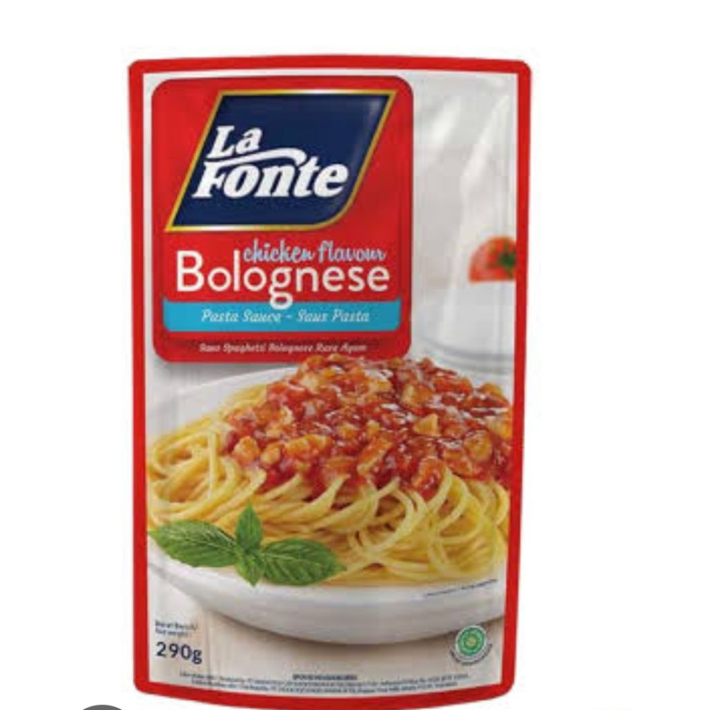 

La Fonte Bolognese Sauce Chicken Flavour 290gr Saus Pasta