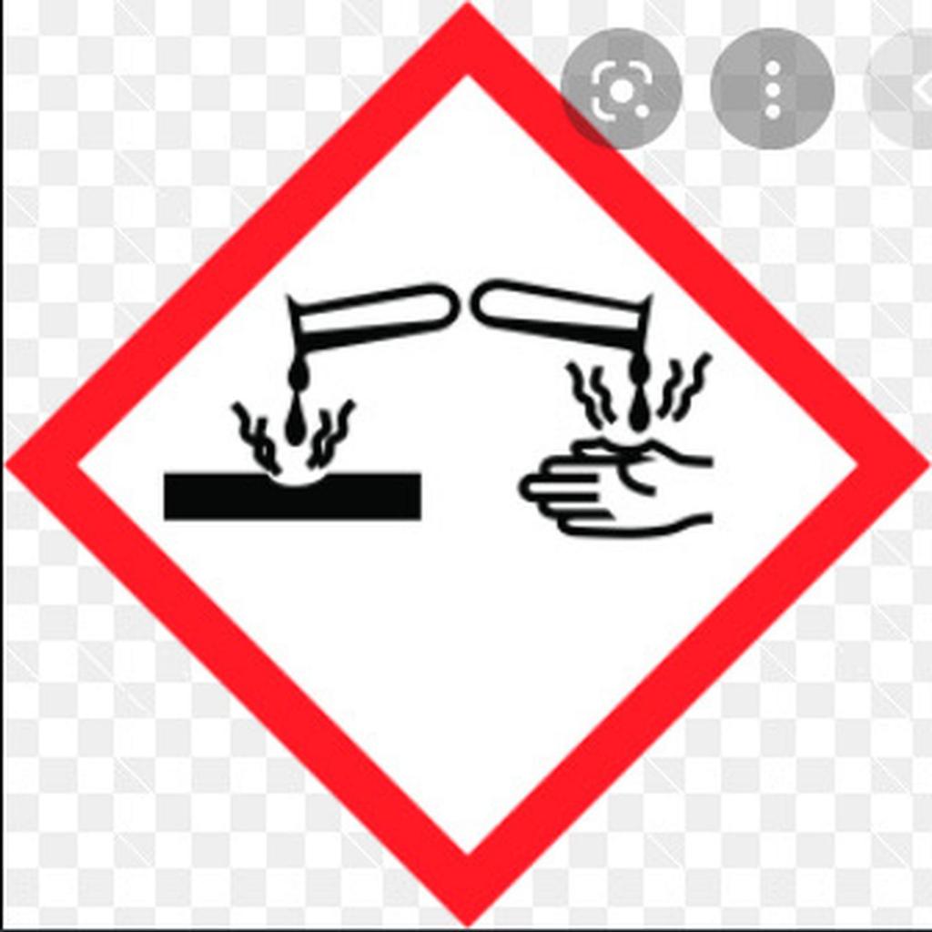 

Stiker sign limbah b3 korosif / sticker b3 korosif uk 25x25