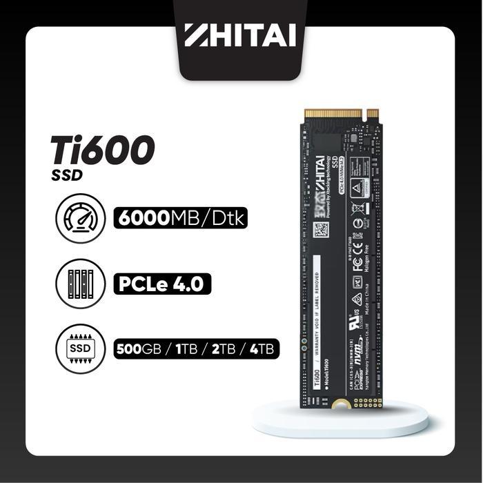 SSD Zhitai M2 Nvme PCIe3.0 TiPlus600 500Gb