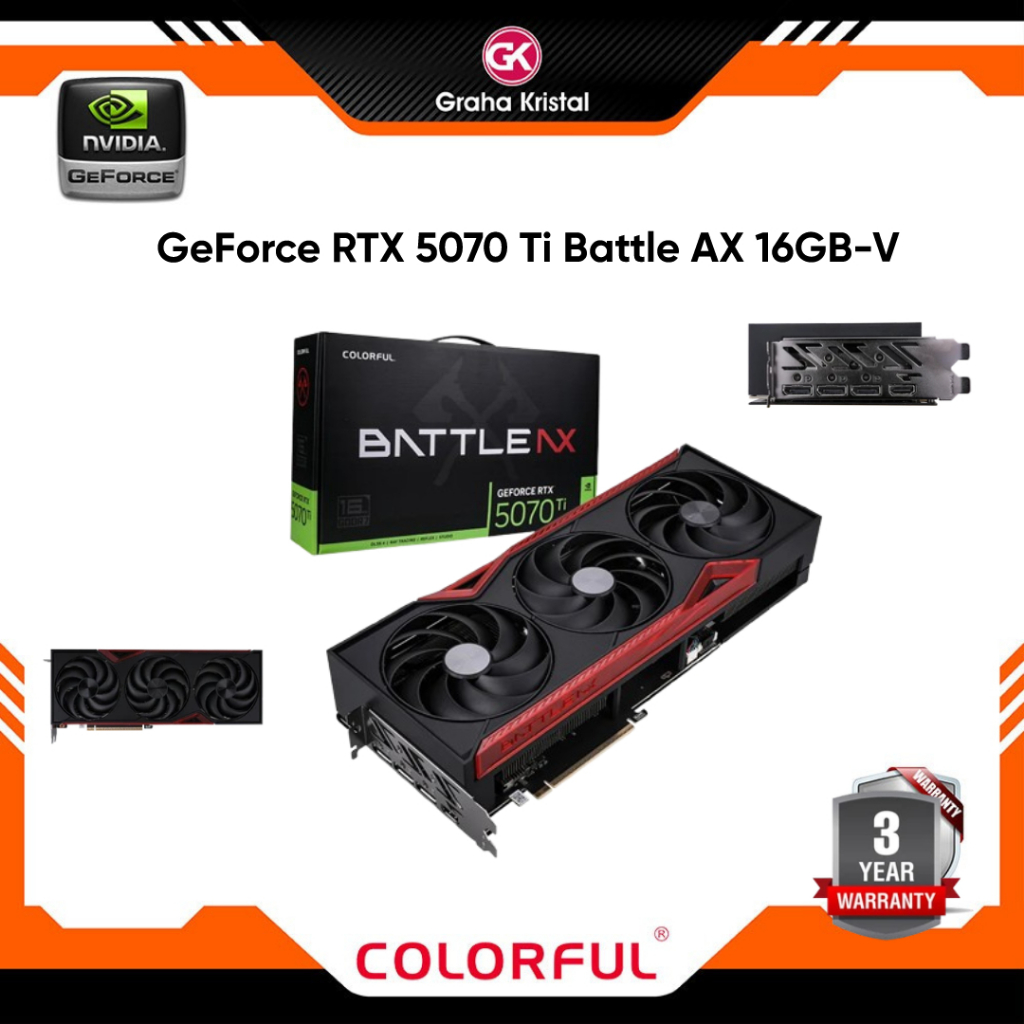 VGA COLORFUL GEFORCE RTX 5070 Ti NB EX 16GB-V RTX 5070Ti