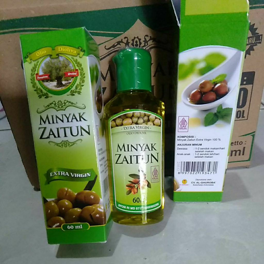 

Minyak ZAITUN EXTRA VIRGIN 60ml Al Ghurona
