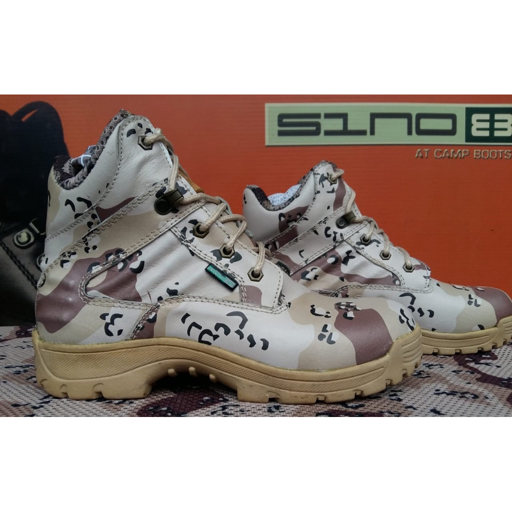 Sepatu pdl 3/4 kulit Motif Gurun