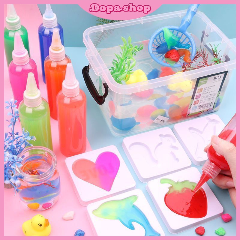 Mainan Anak Mainan Air DIY Mainan Magical Waterscape Jelly Mainan Edukasi Anak Peri Air Ajaib