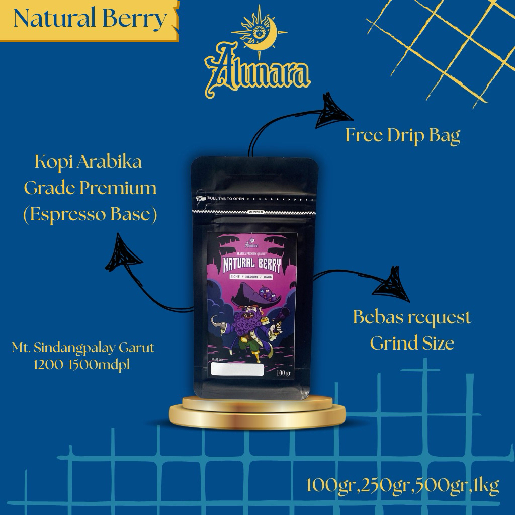 

NATURAL BERRY ALUNARA FULL ARABIKA MANUAL BASE|ARABIKA PREMIUM
