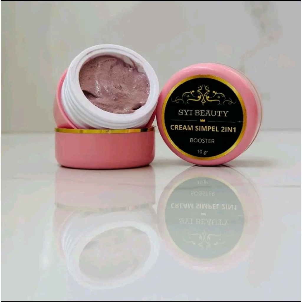Cream 2in1 simple SYI BEAUTY / cream booster / 2x lebih cepat putih / original/ best seller 