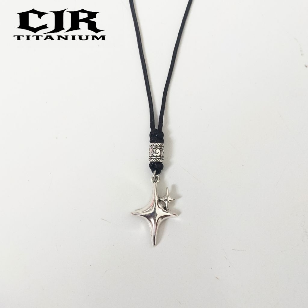 ORIGINAL CJR CRAFT/KALUNG TALI KOREA HITAM(WATER PROOF) POCKET WATCH PENDANT/LIONTIN POLA JAM SAKU