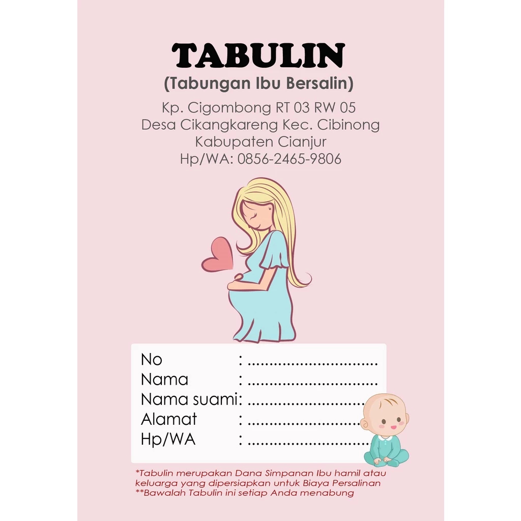 

ES88 TABULIN/TABUNGAN IBU HAMIL