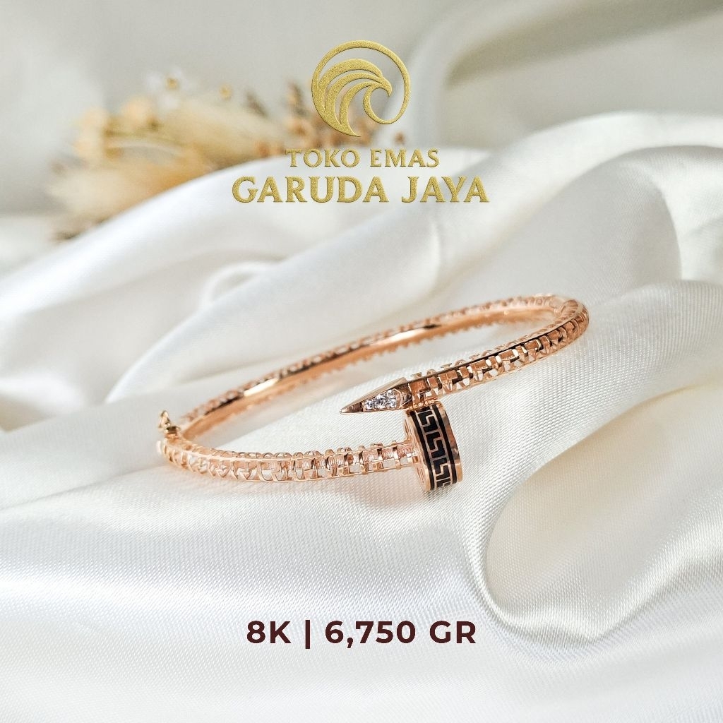 GELANG ELVARRA 8K | GELANG EMAS 8K | GELANG 6K