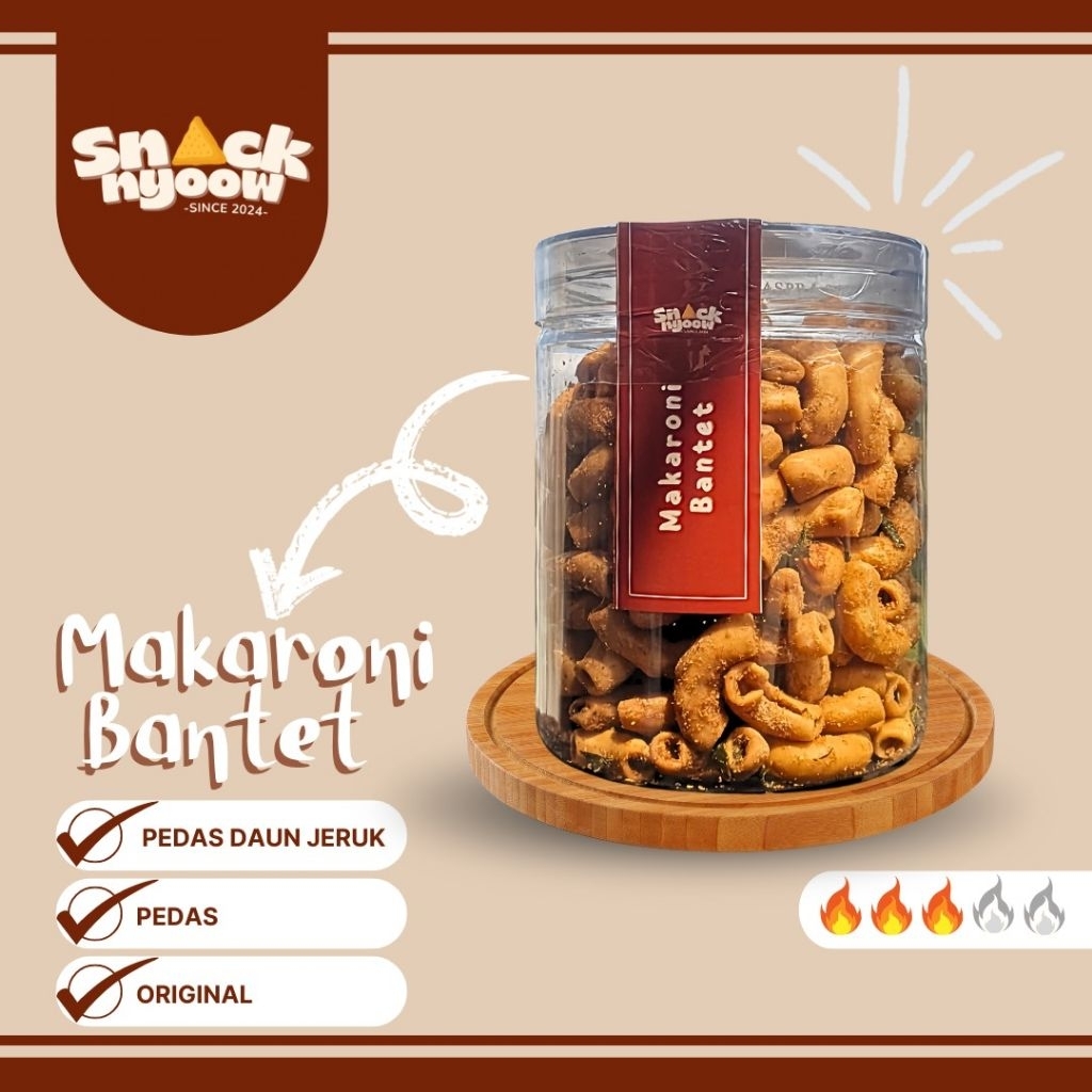 

snacknyoow makaroni bantet toples 200gr