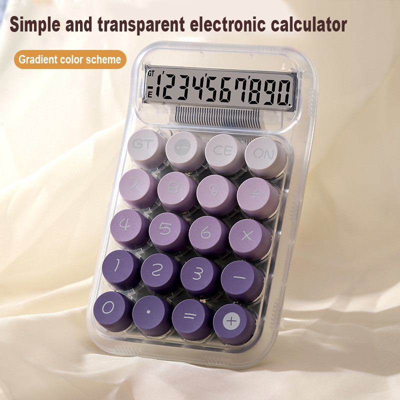 

Kalkulator Tenaga Surya Layar Besar 10 Digit Tampilan HD Calculator Model Transparan