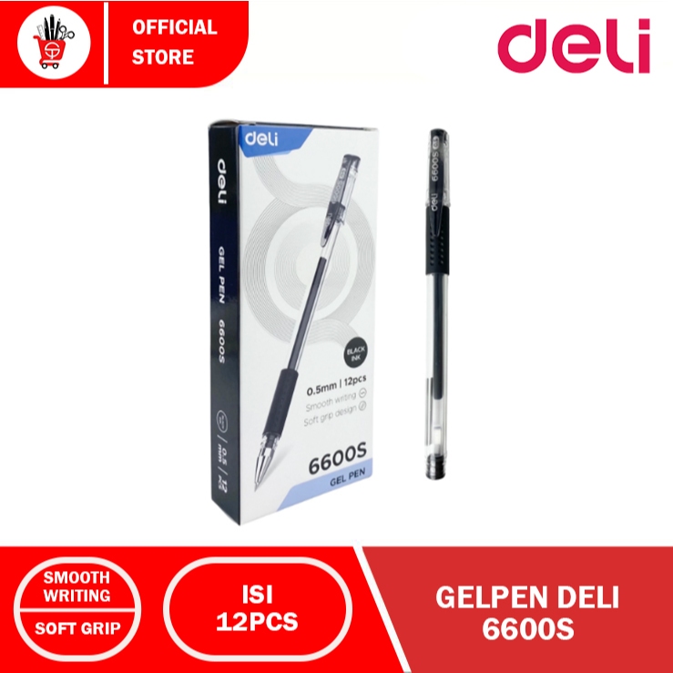 

Balpen | Pulpen | Gelpen DELI 6600S (1PACK)