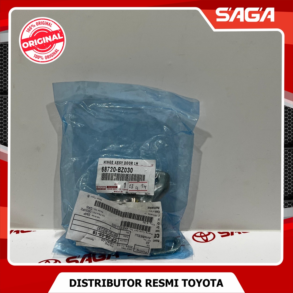 SAGA | Engsel Pintu Mobil Depan Kanan Bawah Kiri Atas Rush Terios 2006-2014 Original 68720-BZ030