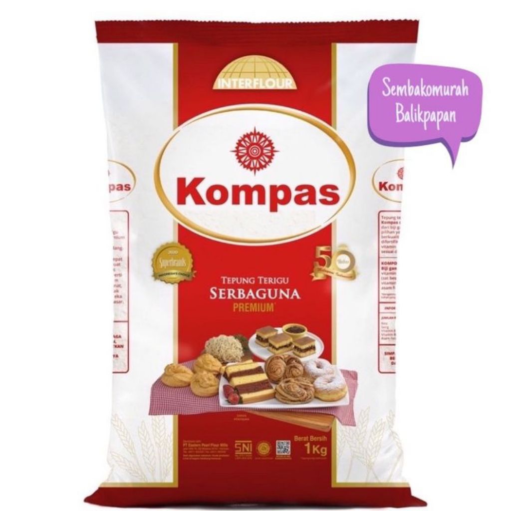 

Tepung Kompas 1 kg