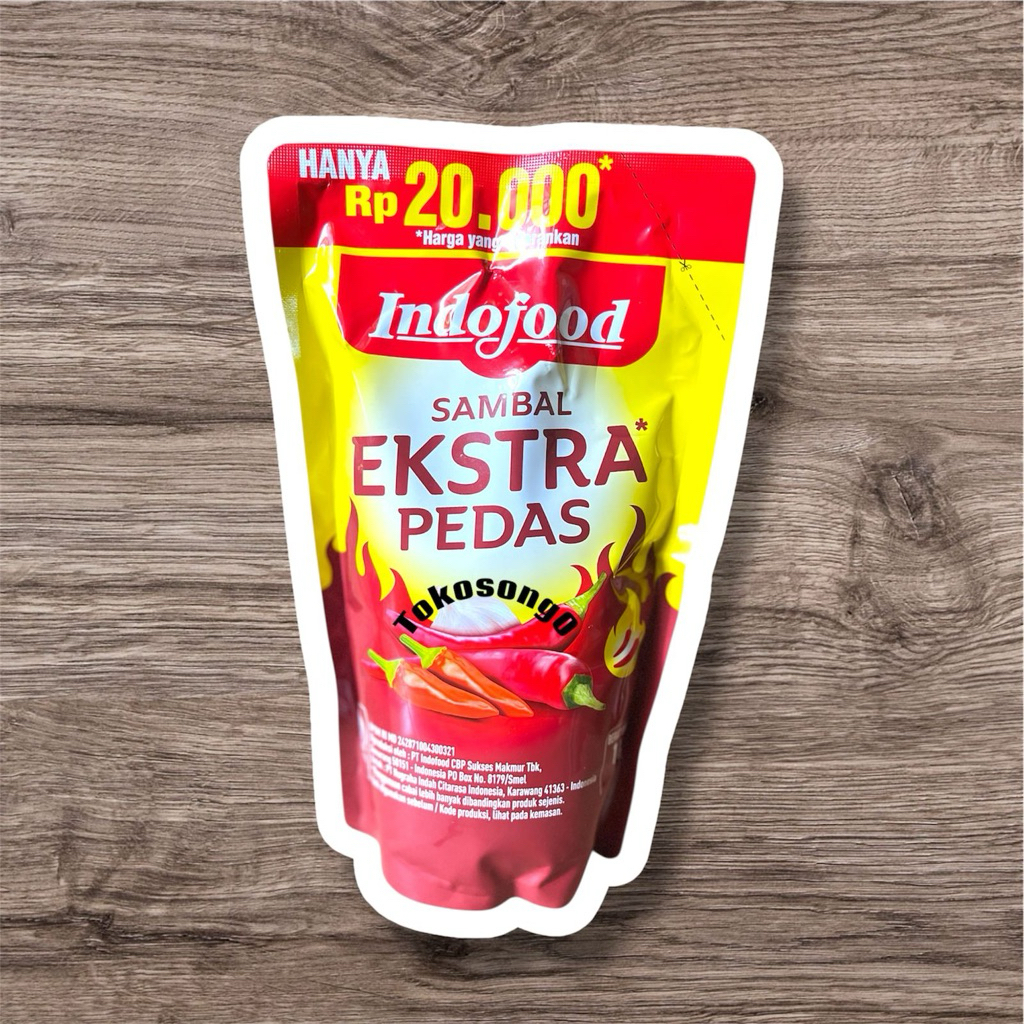 

Indofood sambal extra pedas 1Kg