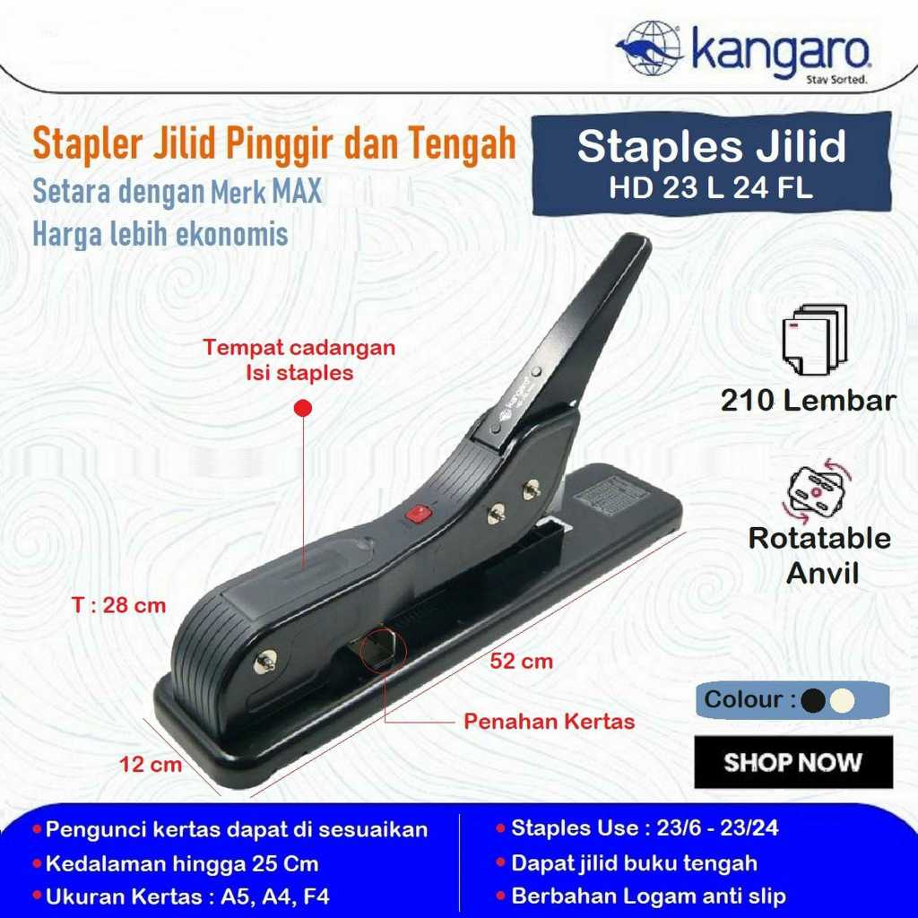 

Hekter / Alat Stapler Besar HD 23L24FL Kangaro