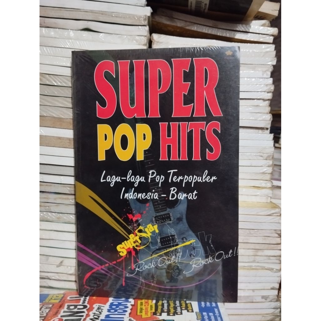 Buku super pop Hits Lagu-lagu Pop Terpopuler Indonesia- Barat