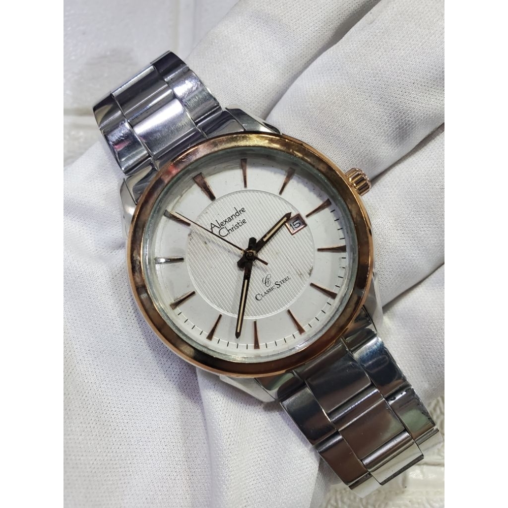 Jam Alexandre Christie 8353MD Original Pria Preloved