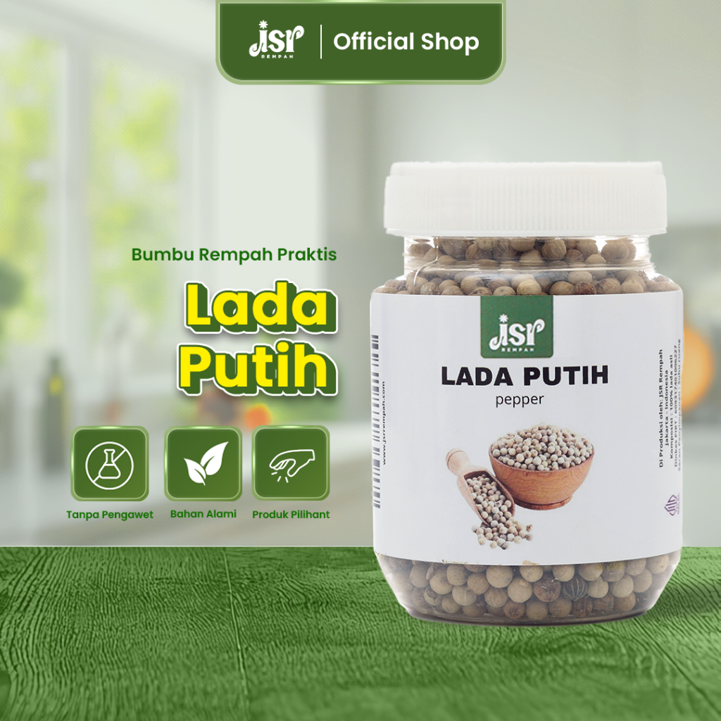 

Jsr Rempah Lada Putih Merica 100 Gram