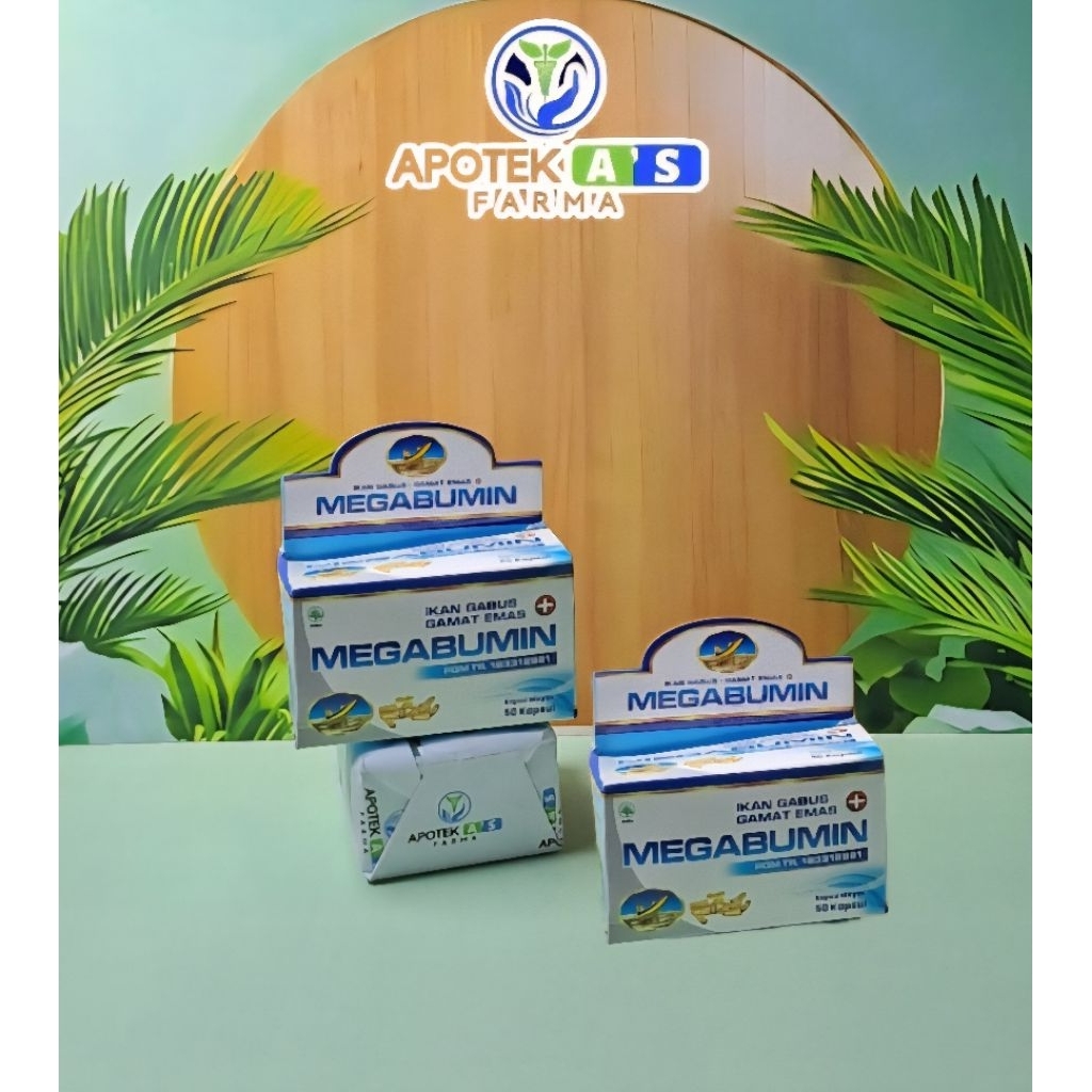 Megabumin Minyak Ikan Gabus - 50kapsul