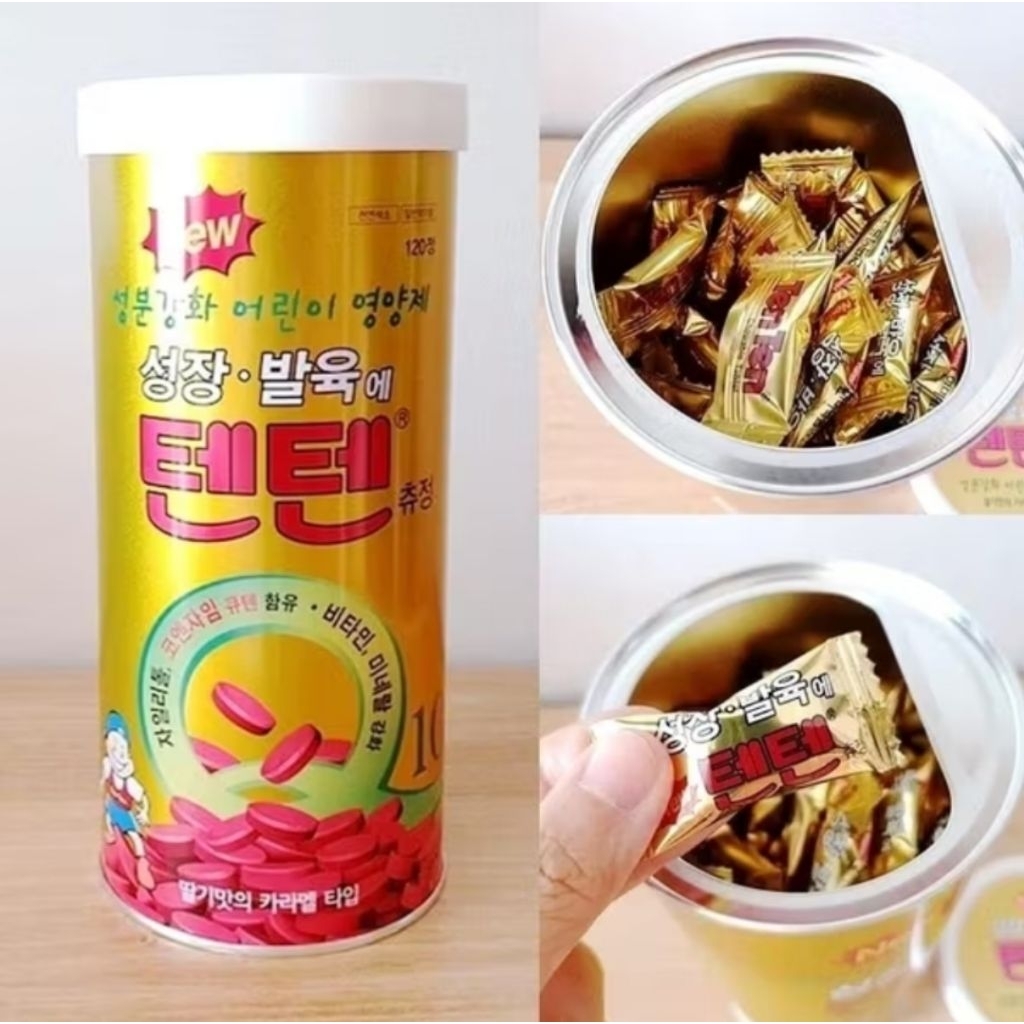 TENTEN Chewable Tablet Peninggi Badan (Dengan Kaleng+Seal)