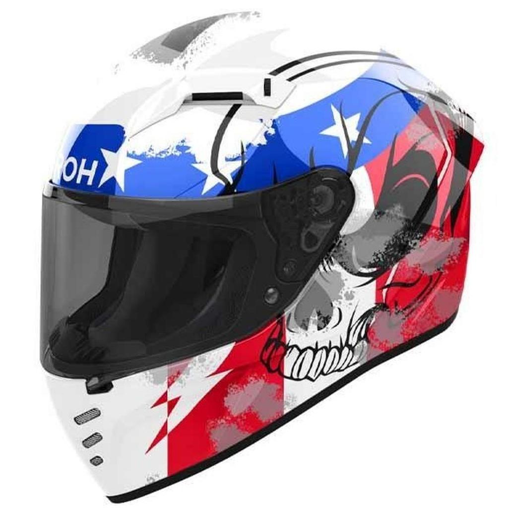 HELM AIROH CONNOR NATION GLOSS HELMET AIROH FULL FACE ORIGINAL