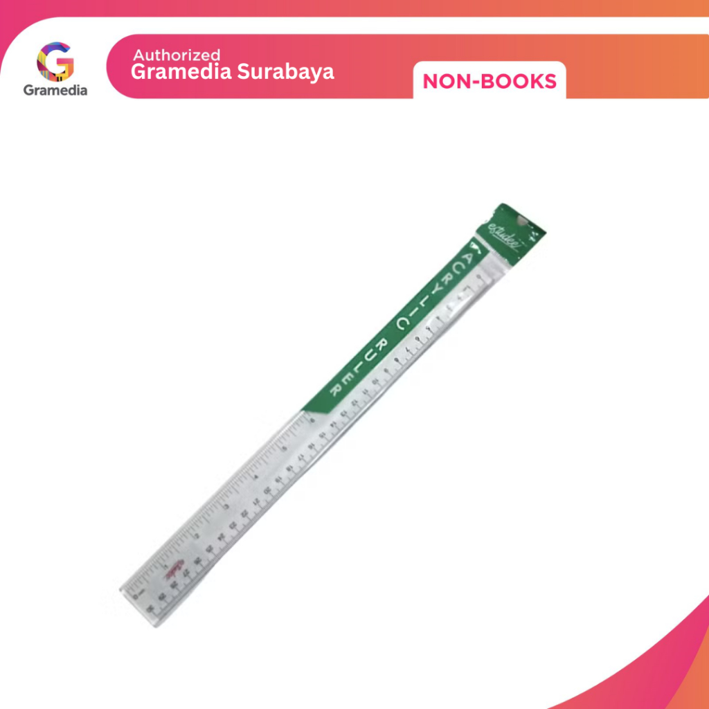 

Gramedia Surabaya NB - ESTUDEE RULER ACRYLIC 30 CM