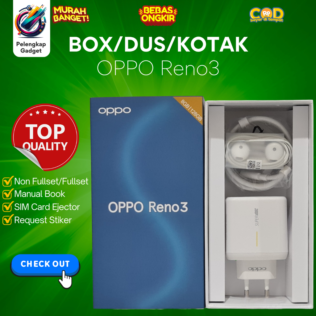

BOX/DUS/KOTAK OPPO Reno3 (CHARGER SUPER VOOC 65w ORIGINAL)