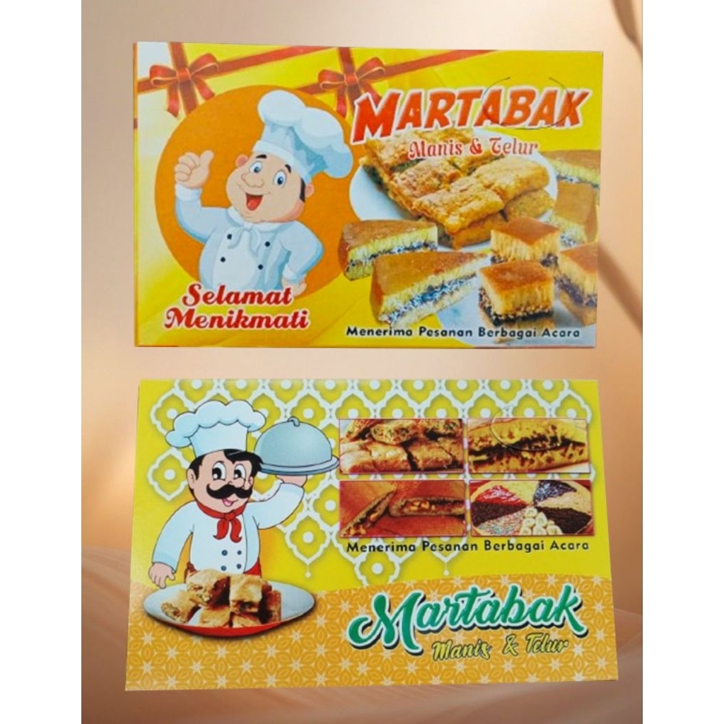 

Kotak Martabak 21 x 13,5 x 3,5 cm | Dus Martabak Koki | Box Martabak Motif | Kotak Kemasan Martabak Tebal - 1 Pack (100 pcs)