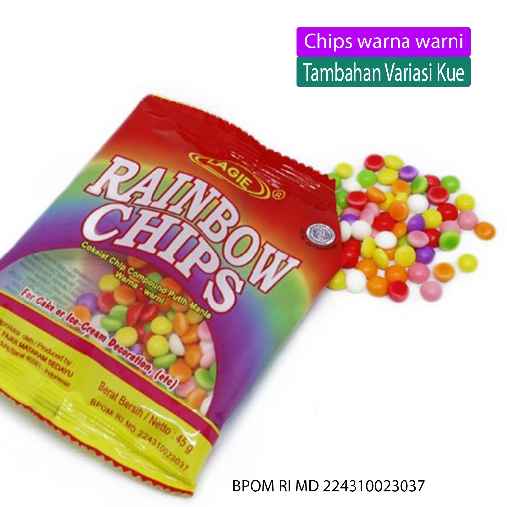 

Chips Toping warna warni BEST SELLER Chips toping hiasan Jajanan Kue roti es krim Minuman jajanan lainnya rasa manis legit bisa buat camilan dimakan langsung bahan berkwalitas tidak mudah lembek tetap utuh meski masuk oven