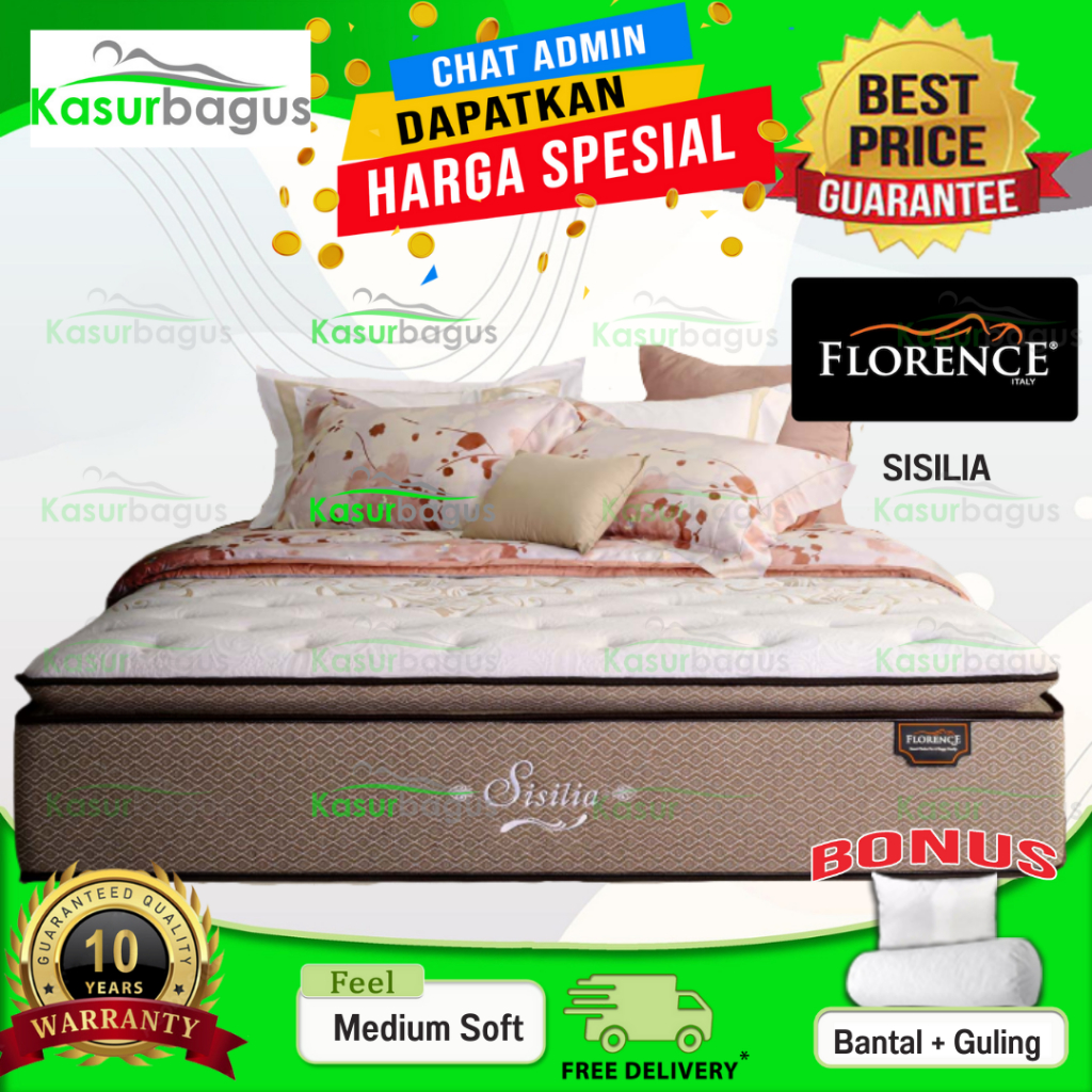 Florence Kasur Springbed Sisilia - Kasur Saja 180x200