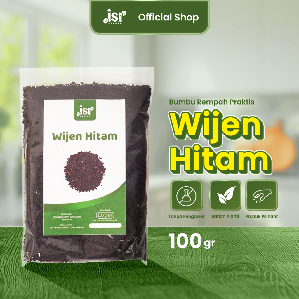 

Jsr Rempah Wijen Hitam 100 Gram