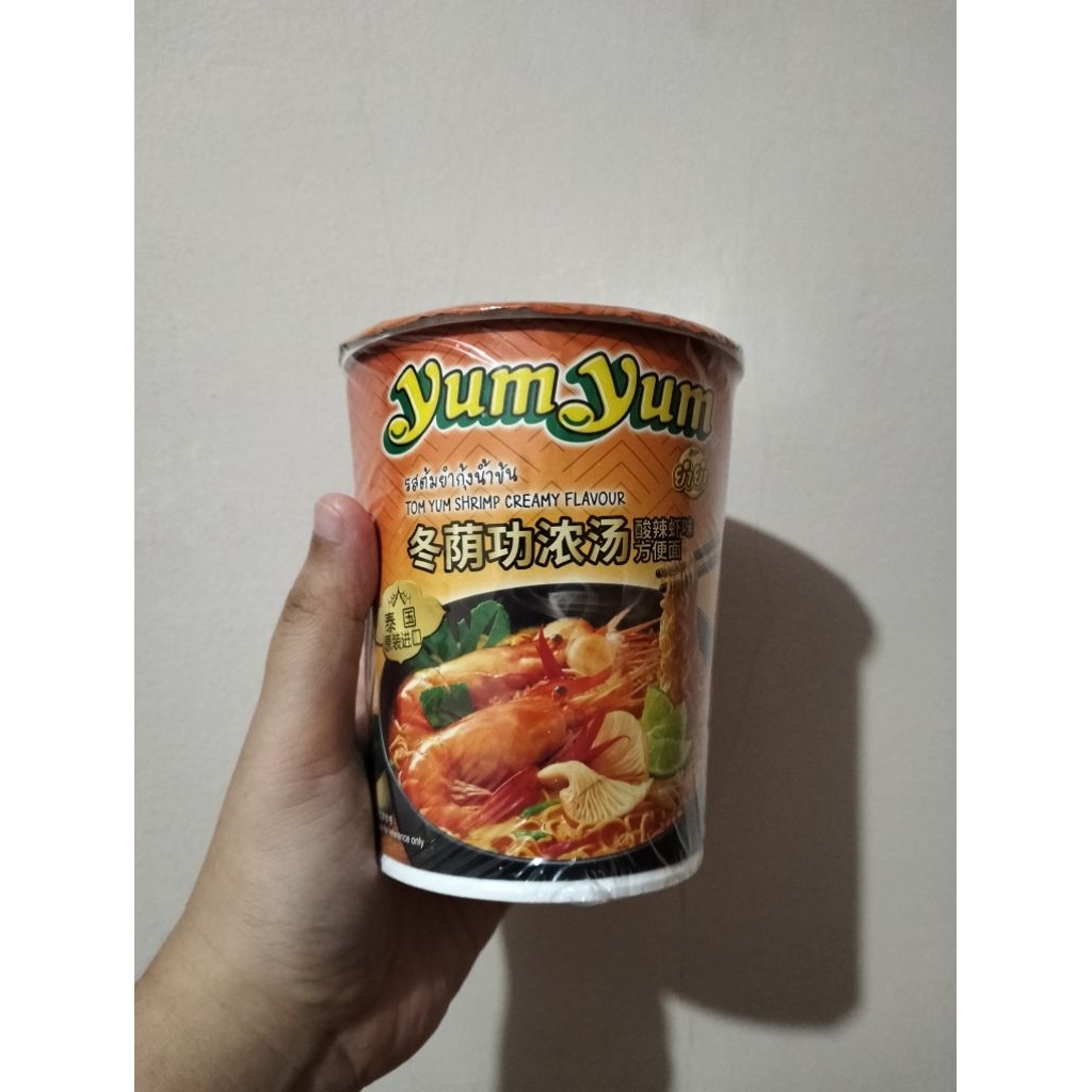 

Yum yum Cup Noodles Tom yum Shrimp Creamy Flavour Thailand