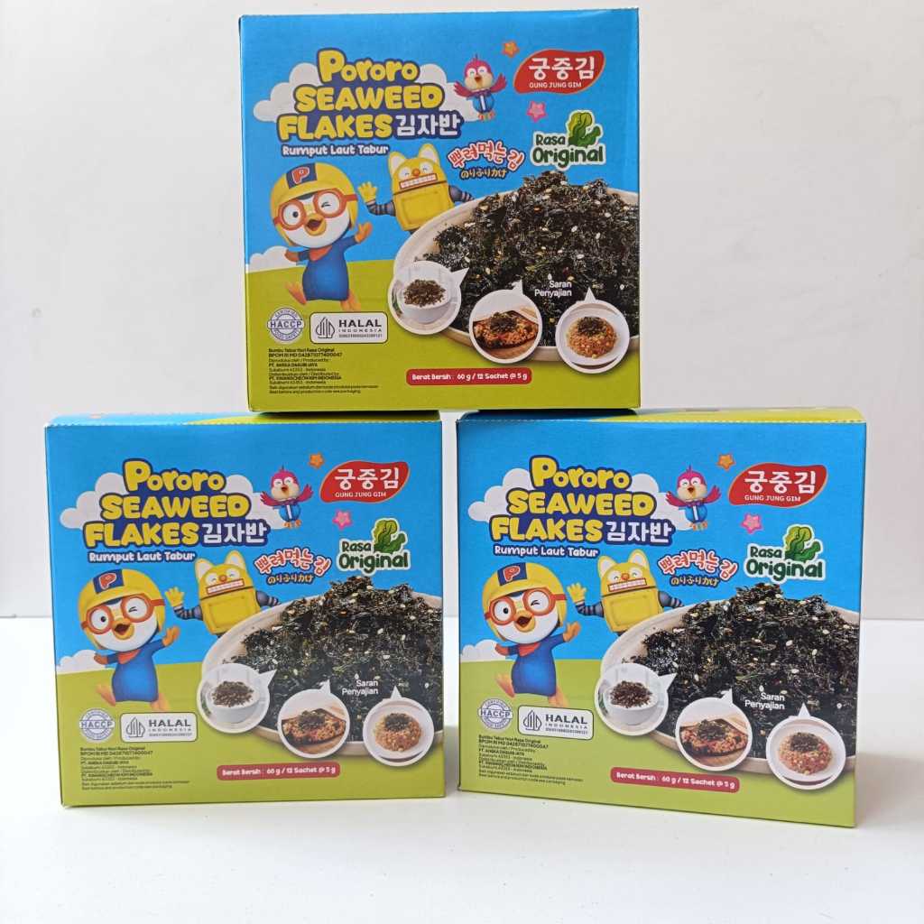 

NORI PORORO FLAKES SEAWEED BOX ISI 12 PCS