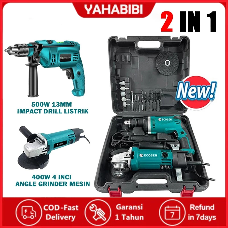 YAHABIBI 13mm bor dan gerinda mesin bor listrik bor gerinda paket bor dan gerinda mesin gerinda