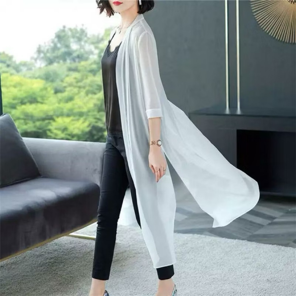 STELLA OUTER / OUTER CHIFFON KOREA / CARDIGAN KOREA / OUTER PANJANG / CARDIGAN CHIFFON