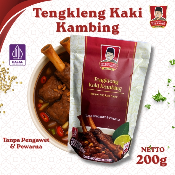 

Tengkleng Kaki Kambing Haji Parto 200 gram – Bumbu Rempah Asli, Siap Saji & Praktis - Tanpa Pewarna & Pengawet bumbu rendang instan