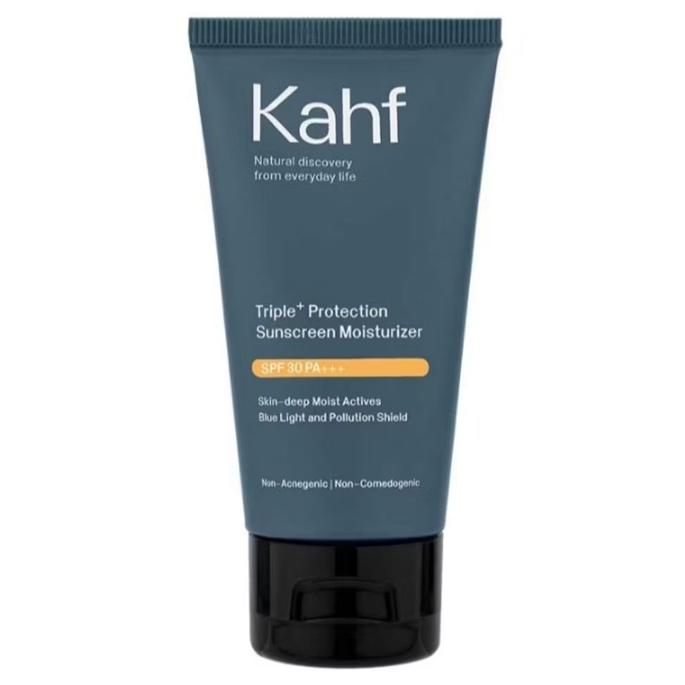 Kahf Sunscreen Moisturizer Wajah Pria Triple Protection Spf 30 30 ml