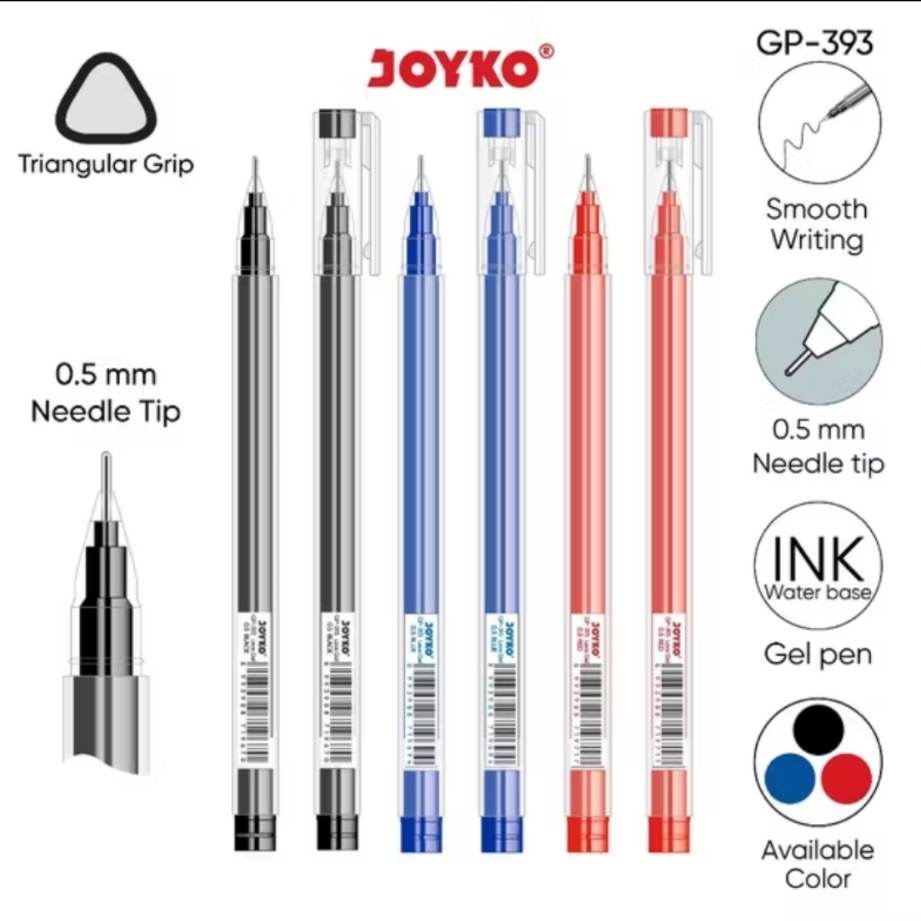 

Joyko Gel Pen GP-393 Leos Gel 0.5 mm Pulpen Pena
