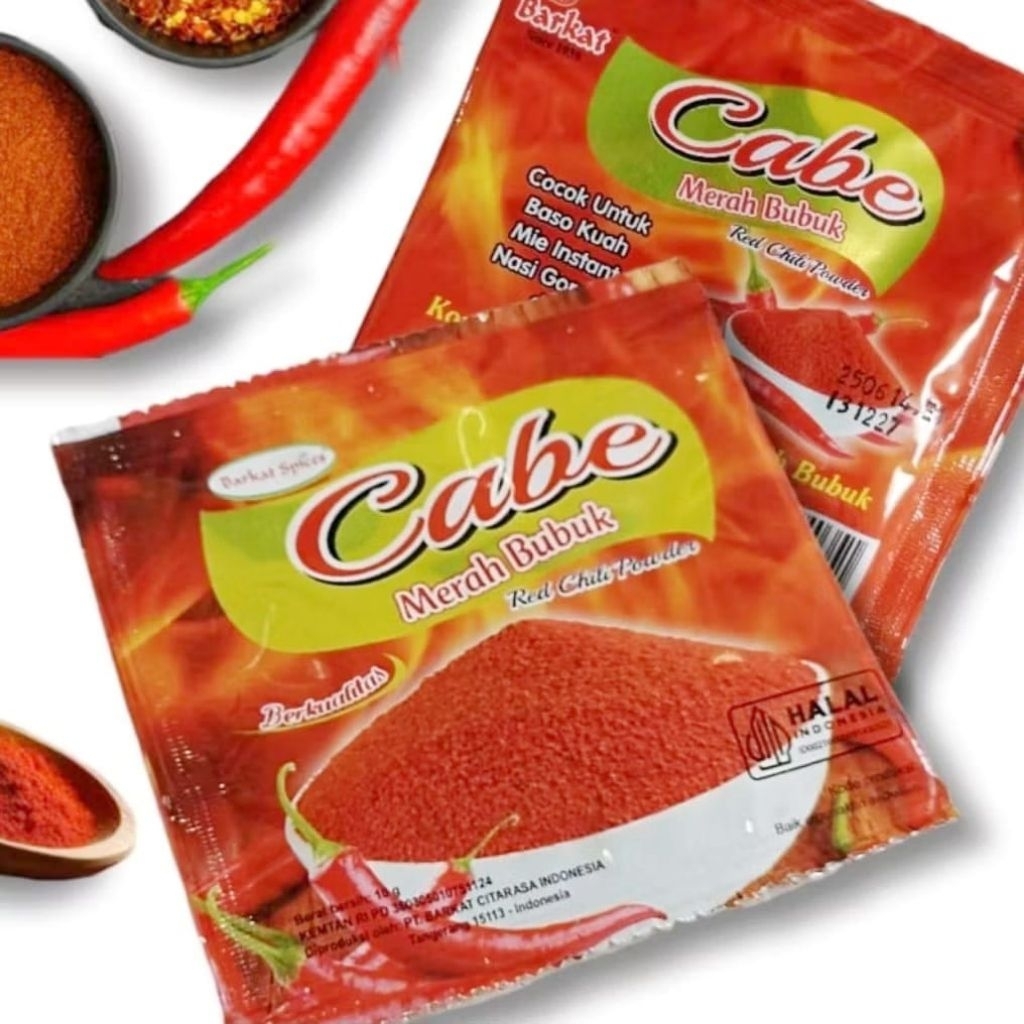 

Cabe Merah Bubuk Barkat 10gr Asli 100%