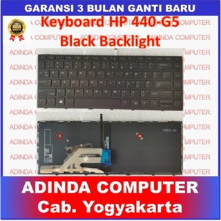 Keyboard HP Probook 440-G5 440 G5 430-G5 430 445-G5 445 G5 Black Backlight