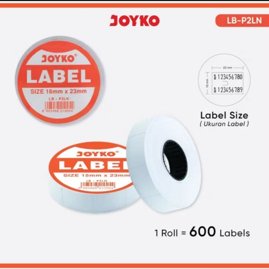 

Joyko Label Price Harga 1 Slop Isi 10 Pcs LB-P2LN 2 baris