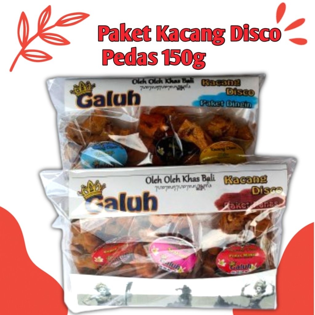

Paket Kacang Disco Galuh 150g – Oleh Oleh Khas Bali, Snack Renyah Halal