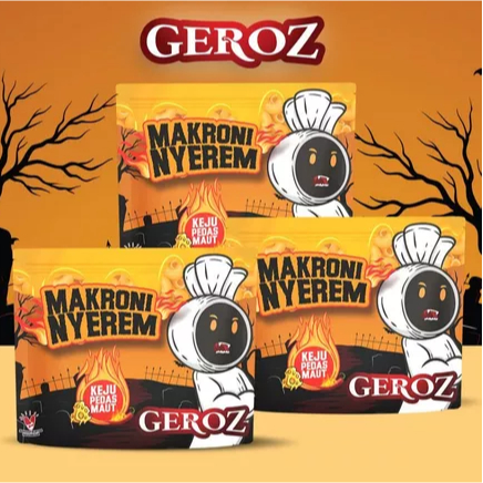 

lariss'''paket 3 GEROZ Makroni Nyerem Rasa Keju Pedas