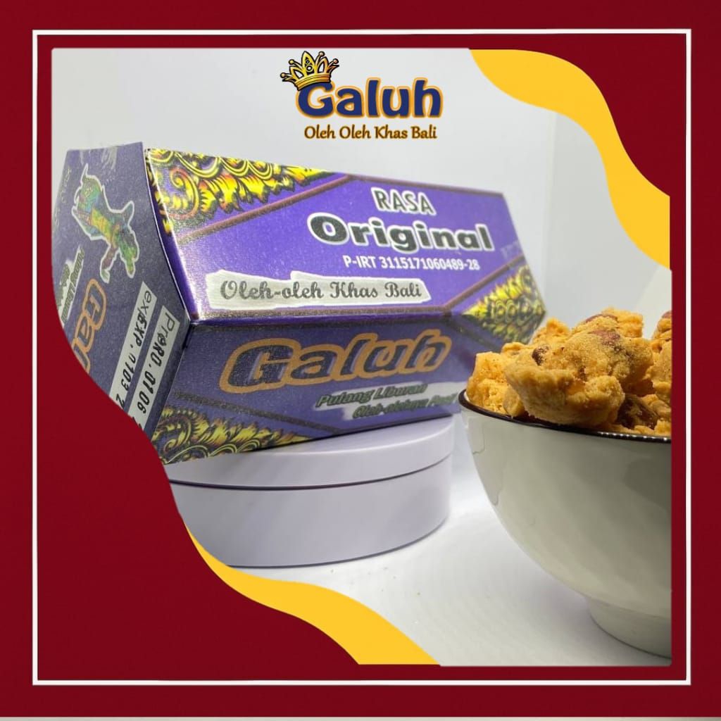 

Kacang Disco Galuh Box 200g – Oleh Oleh Khas Bali, Rasa Original, Camilan Murah Renyah Halal