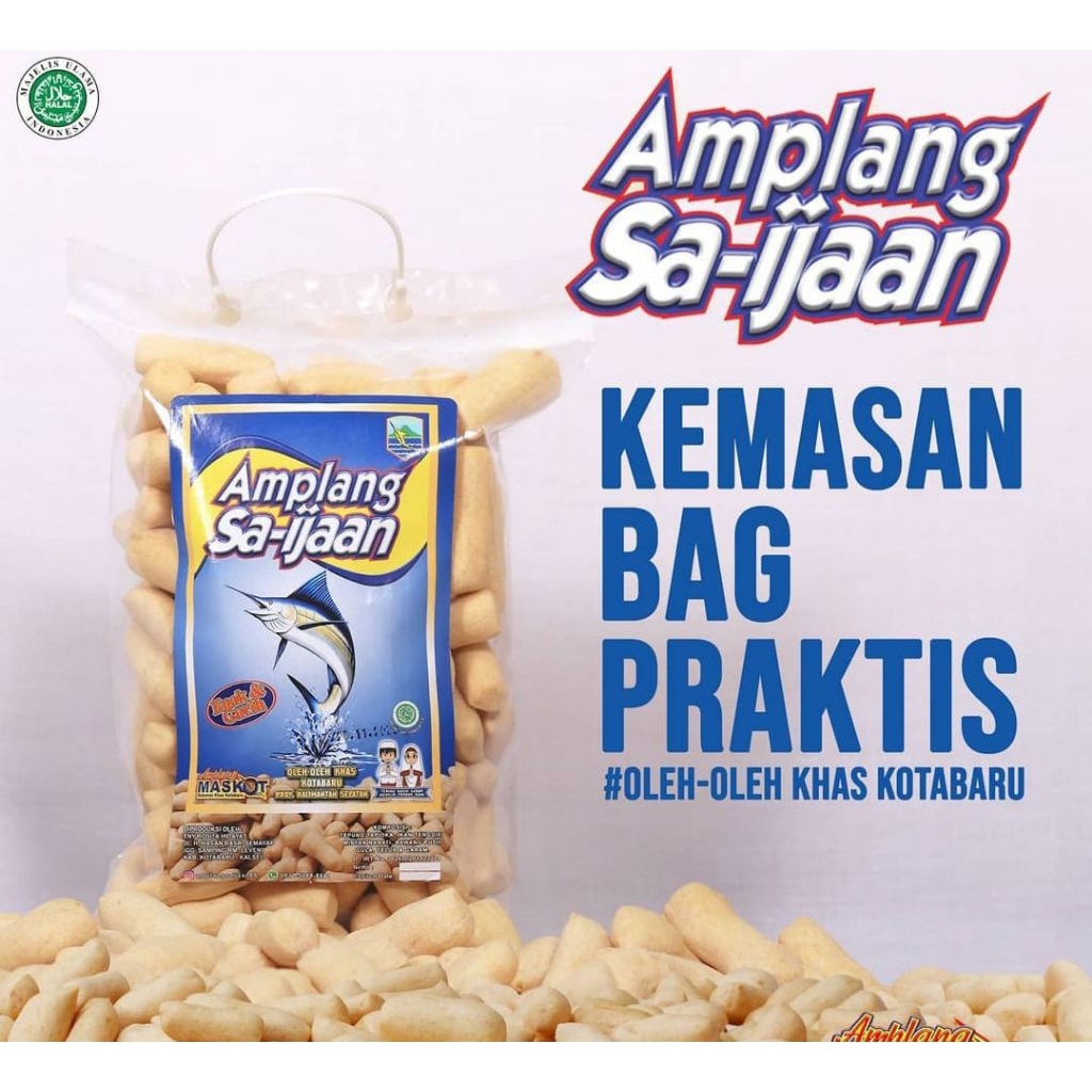 

[COD] Amplang Sa-ijaan Khas Kotabaru Kemasan Tas Sedang 220gr.