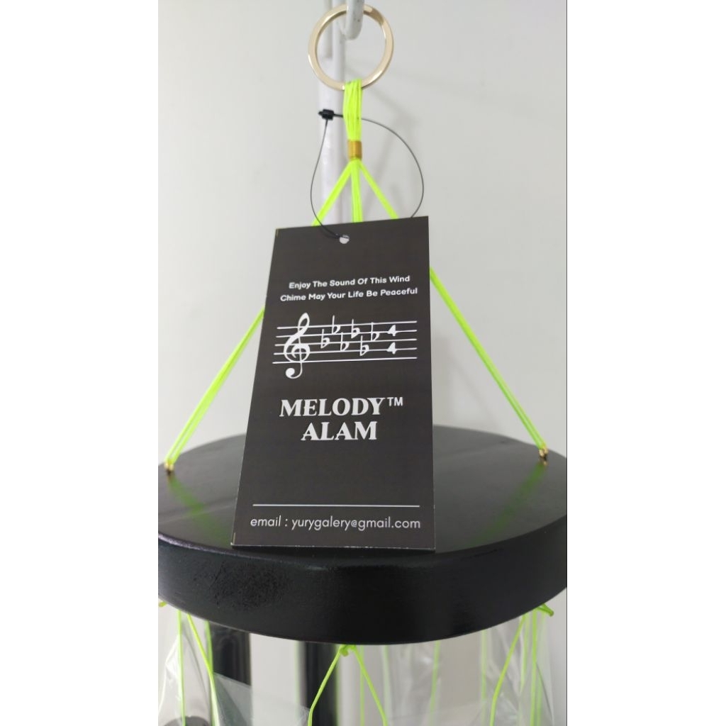 Sinarterang3 Wind Chimes,A Blend Of Javanese And Balinese Tones{8Laras Pipa 20Mm}. Lonceng Angin