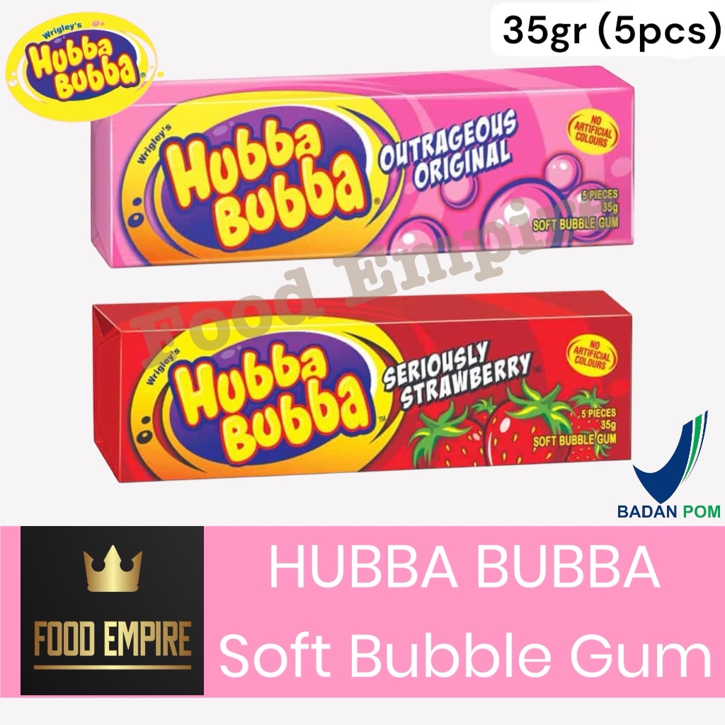

HUBBA BUBBA Soft Bubble Gum Candy 35 gr | Permen Karet Hubbabubba
