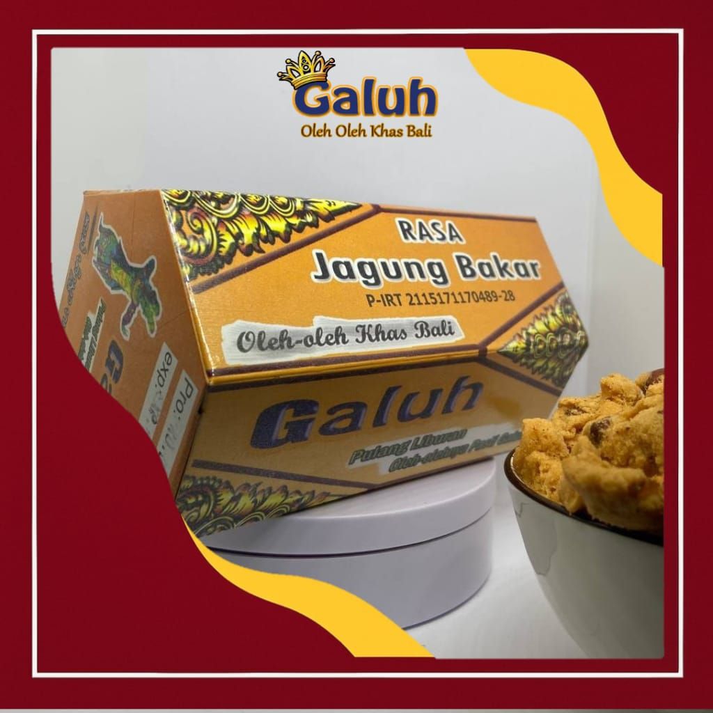 

Kacang Disco Galuh Box 200g – Oleh Oleh Khas Bali, Rasa Jagung Bakar, Camilan Murah Renyah Halal