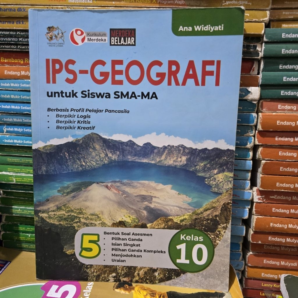 BUKU BEKAS - IPS GEOGRAFI KELAS 1 SMA KURIKULUM MERDEKA